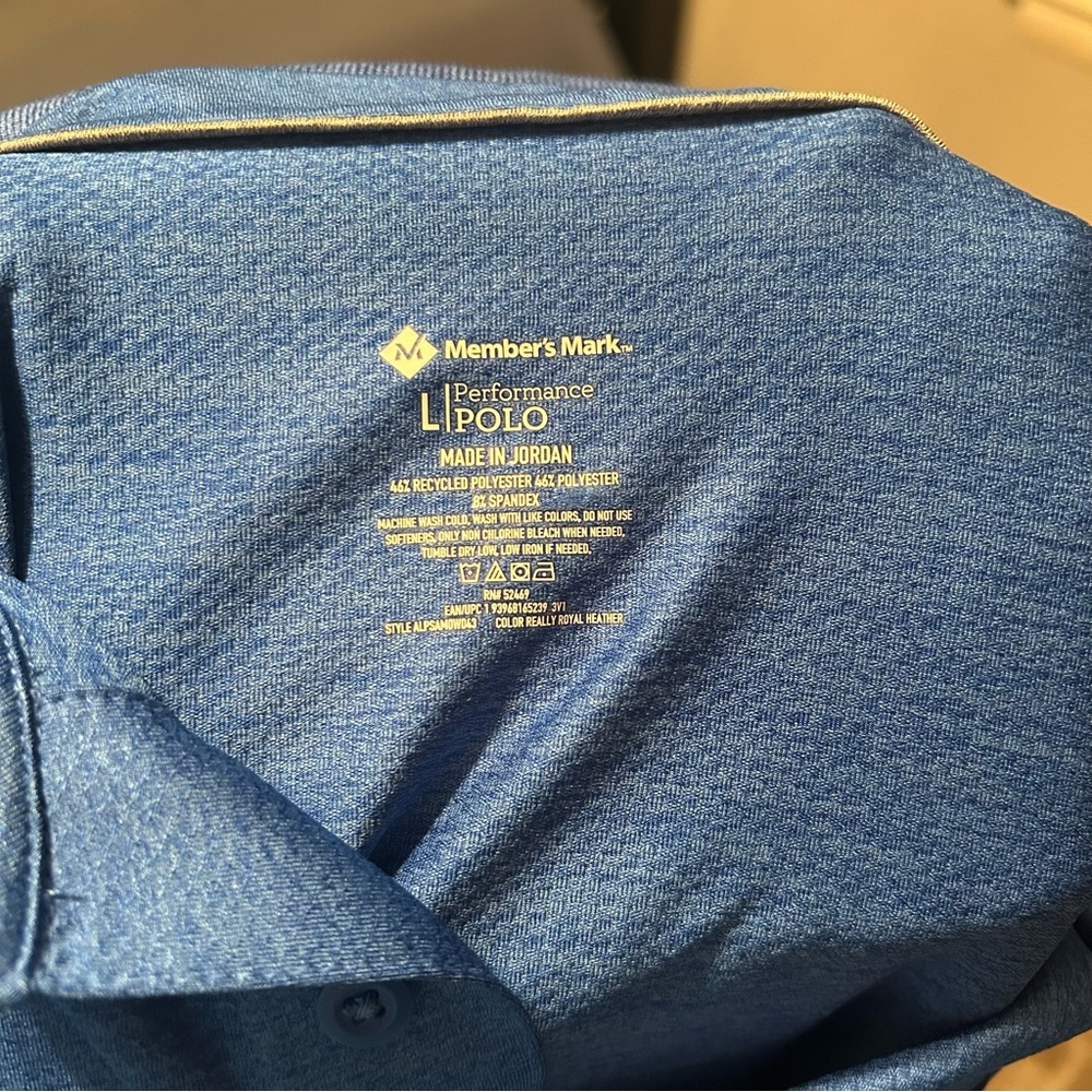 Men’s Member’s Mark Performance Polo - Picture 3 of 3